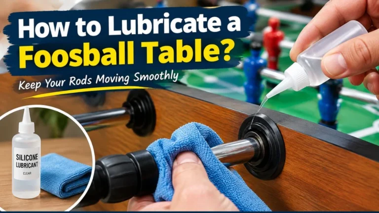 How to Lubricate a Foosball Table Properly